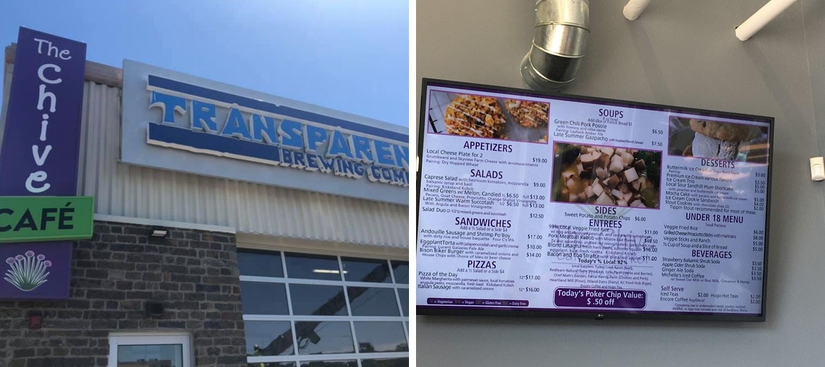 The Chive Simply Good Cafe & Market Menu