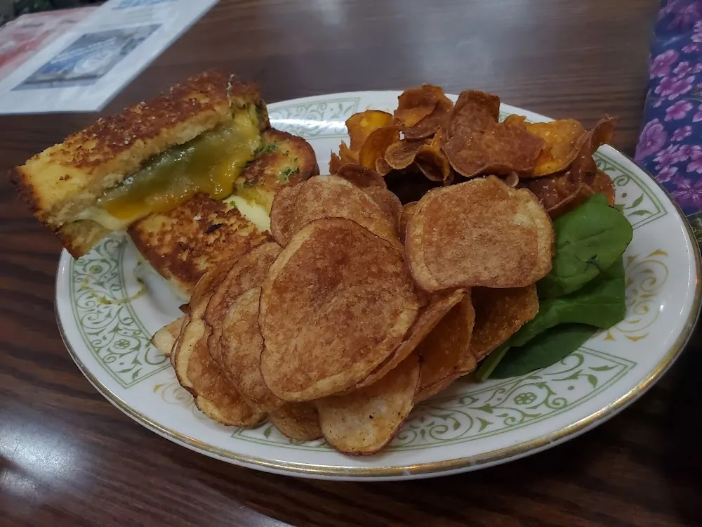 Grilled Cheese and Chips