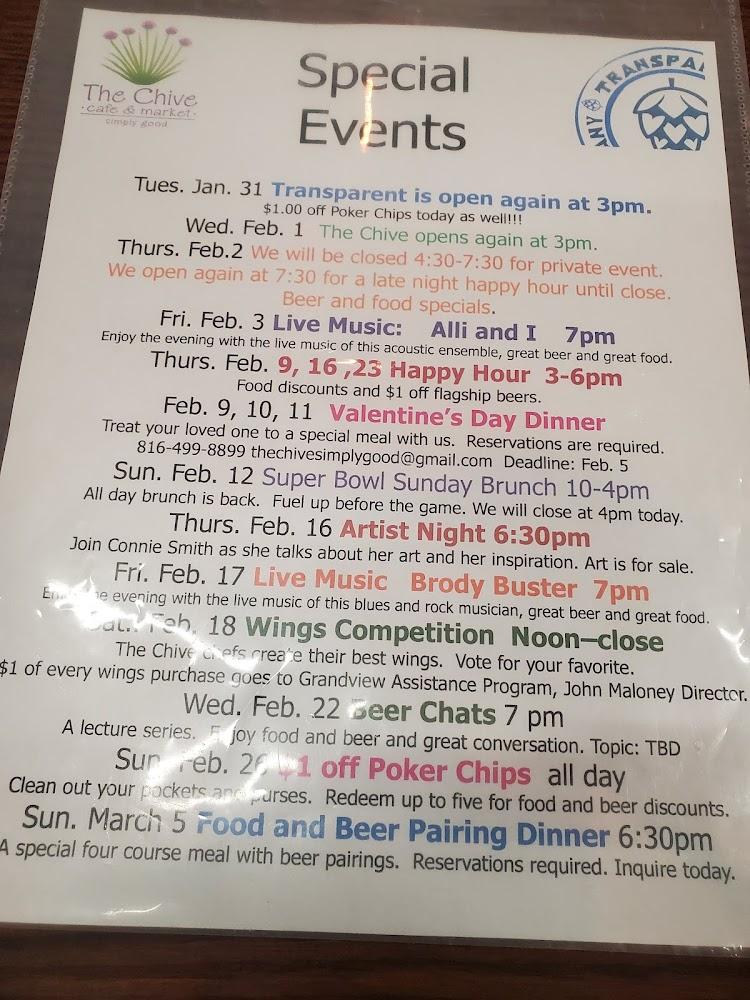 The Chive Simply Good Cafe & Market Menu image 4